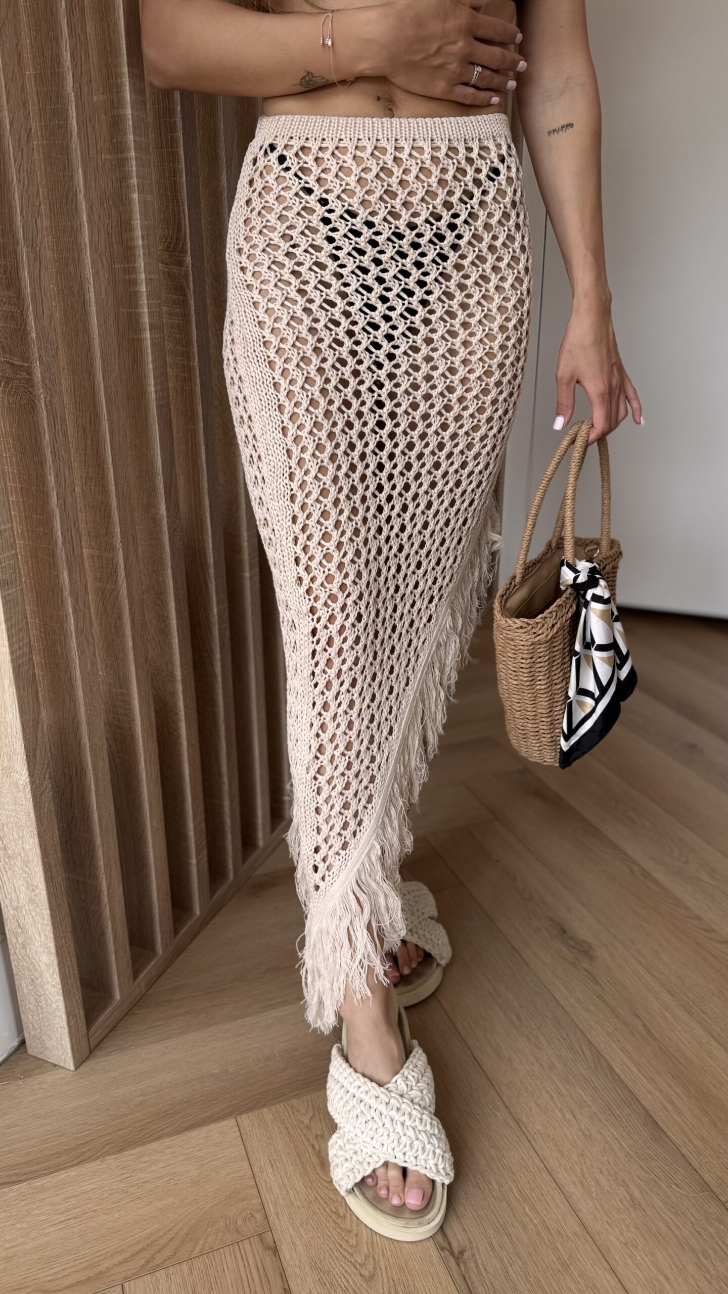 Spódnica Pocahontas – jasny beż - obrazek 5