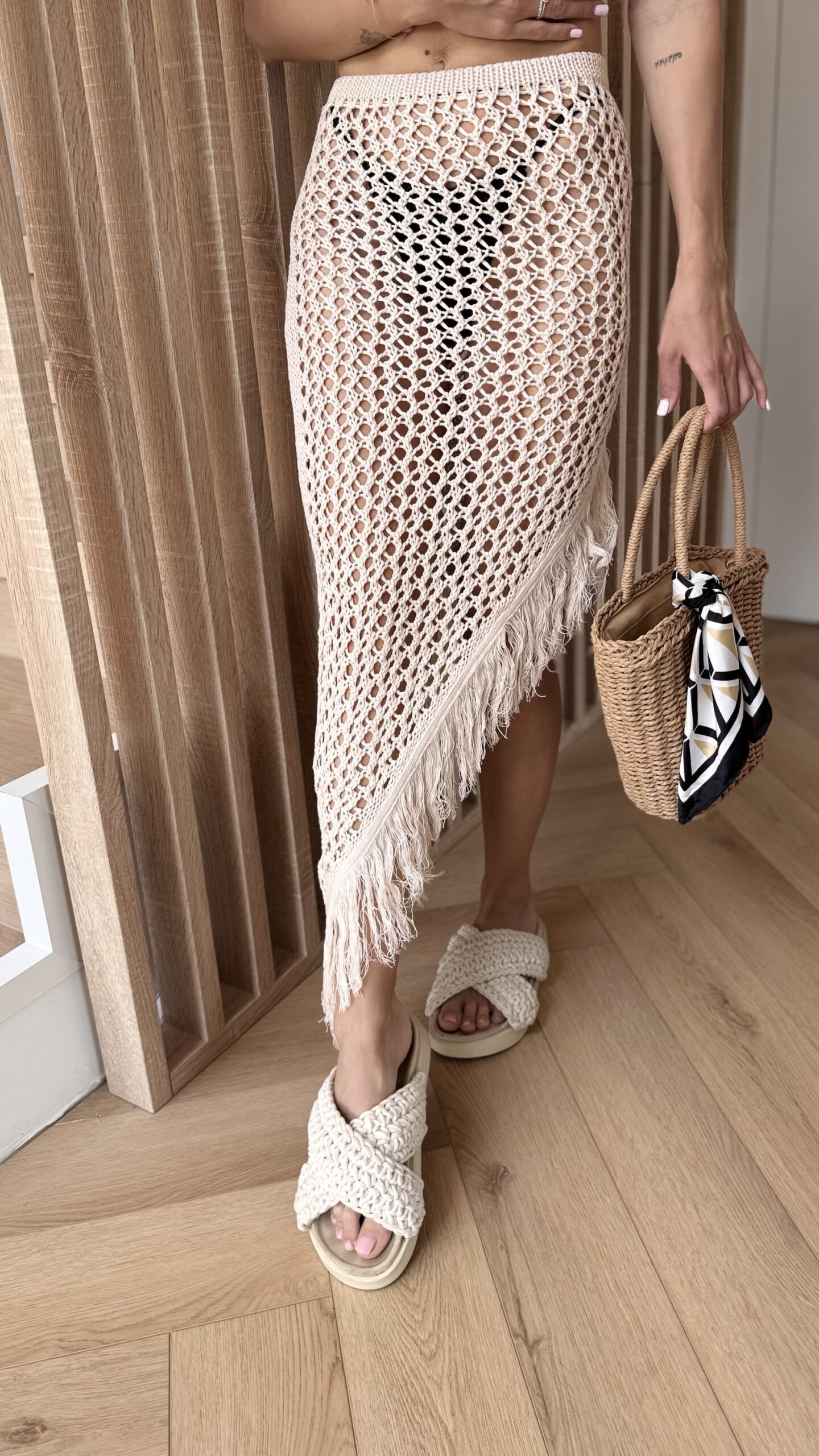 Spódnica Pocahontas – jasny beż - obrazek 6