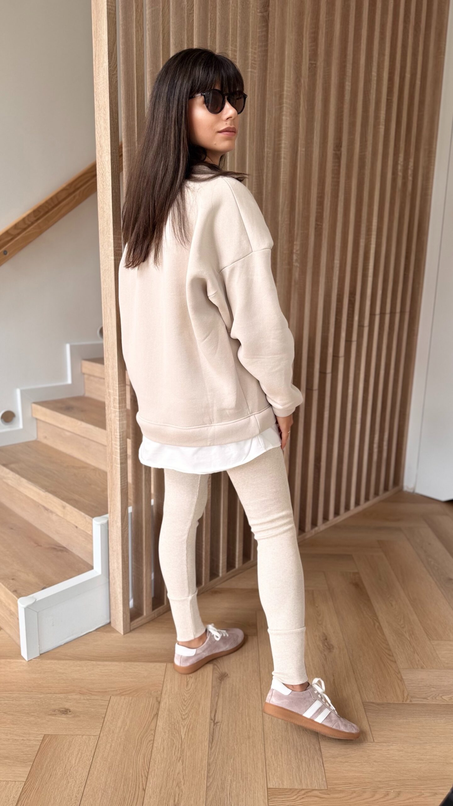 Bluza Dual Style - beż - obrazek 4