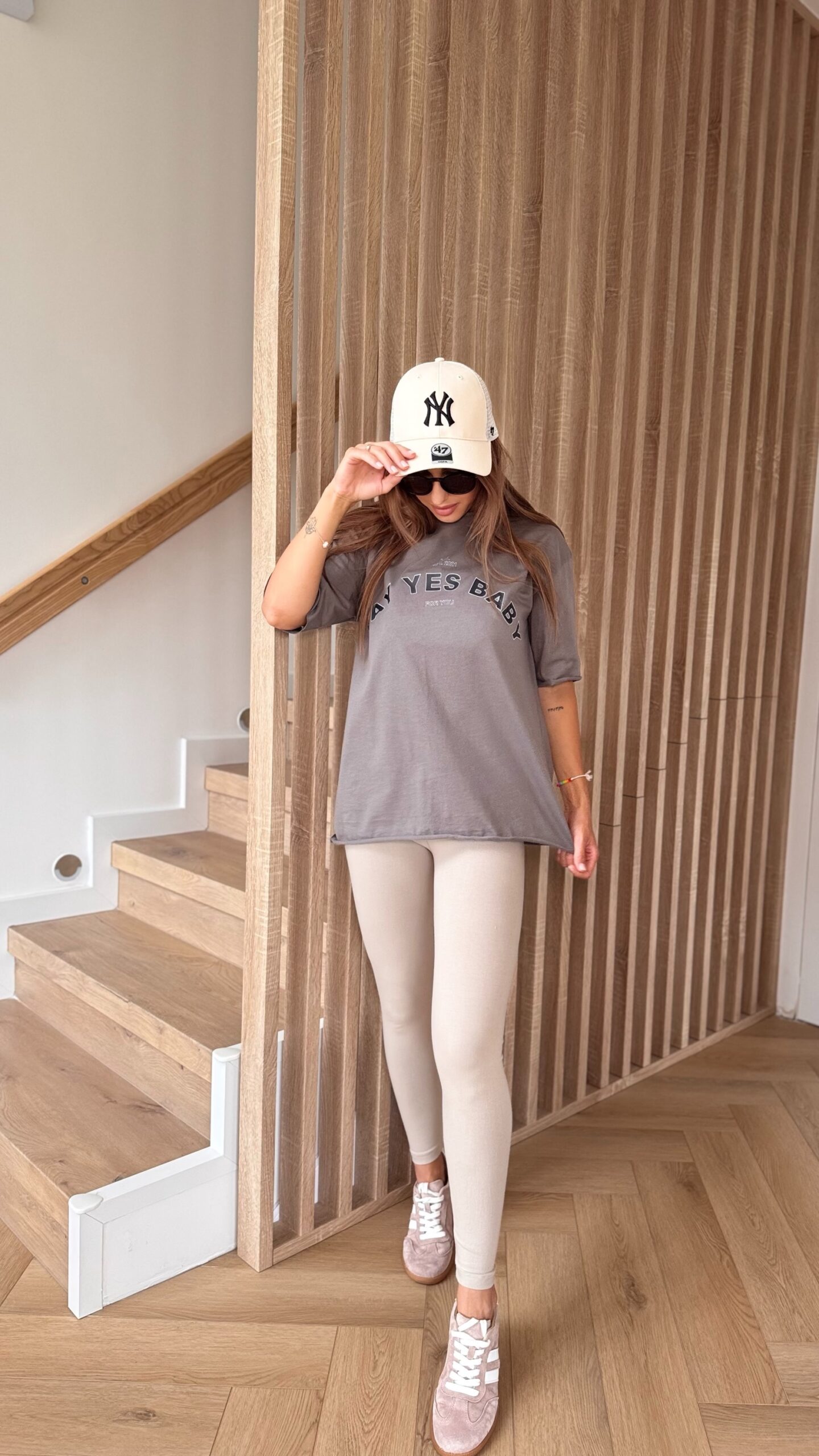 Legginsy - beż - obrazek 6