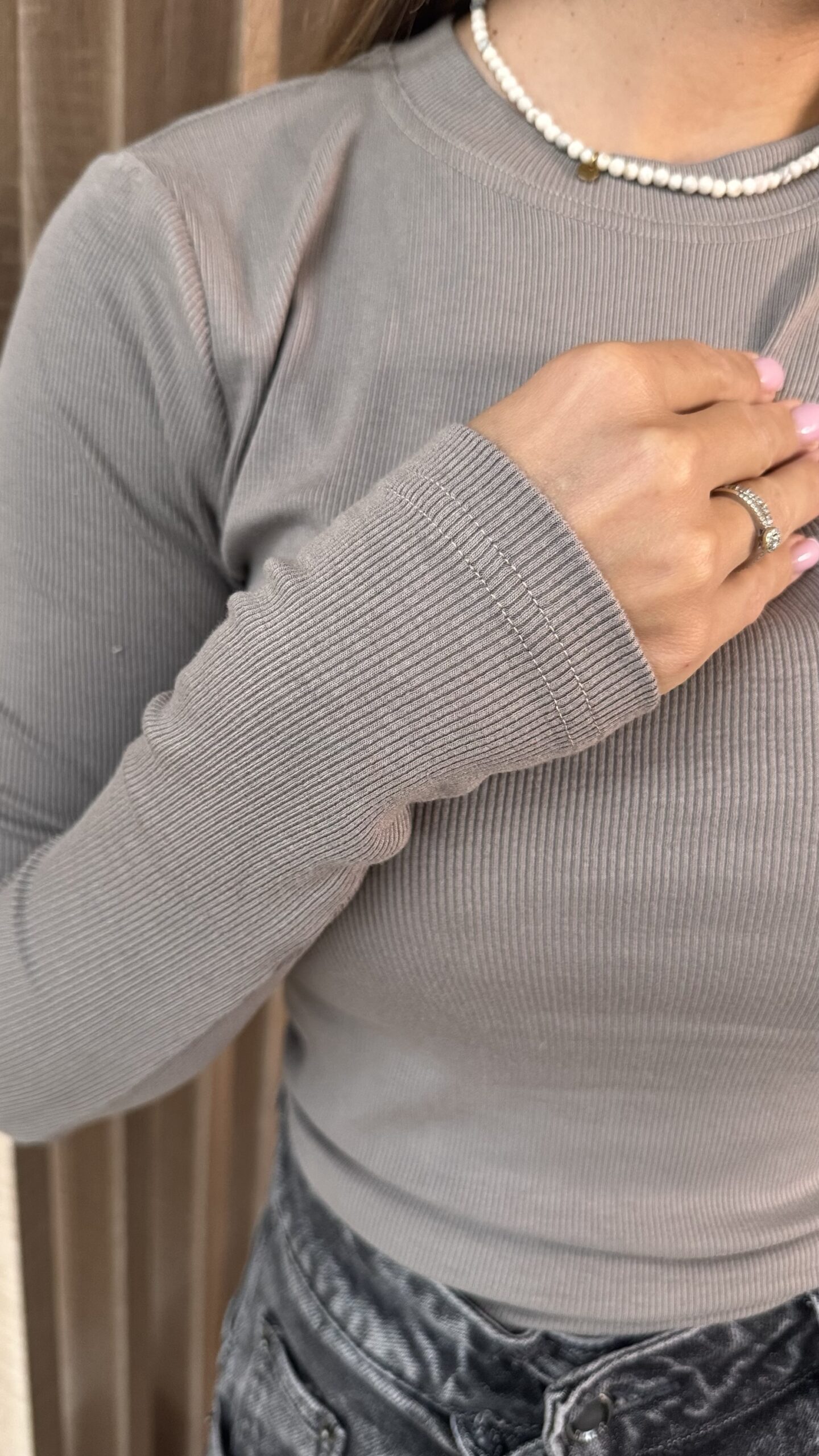 Bluzka - szary - obrazek 5